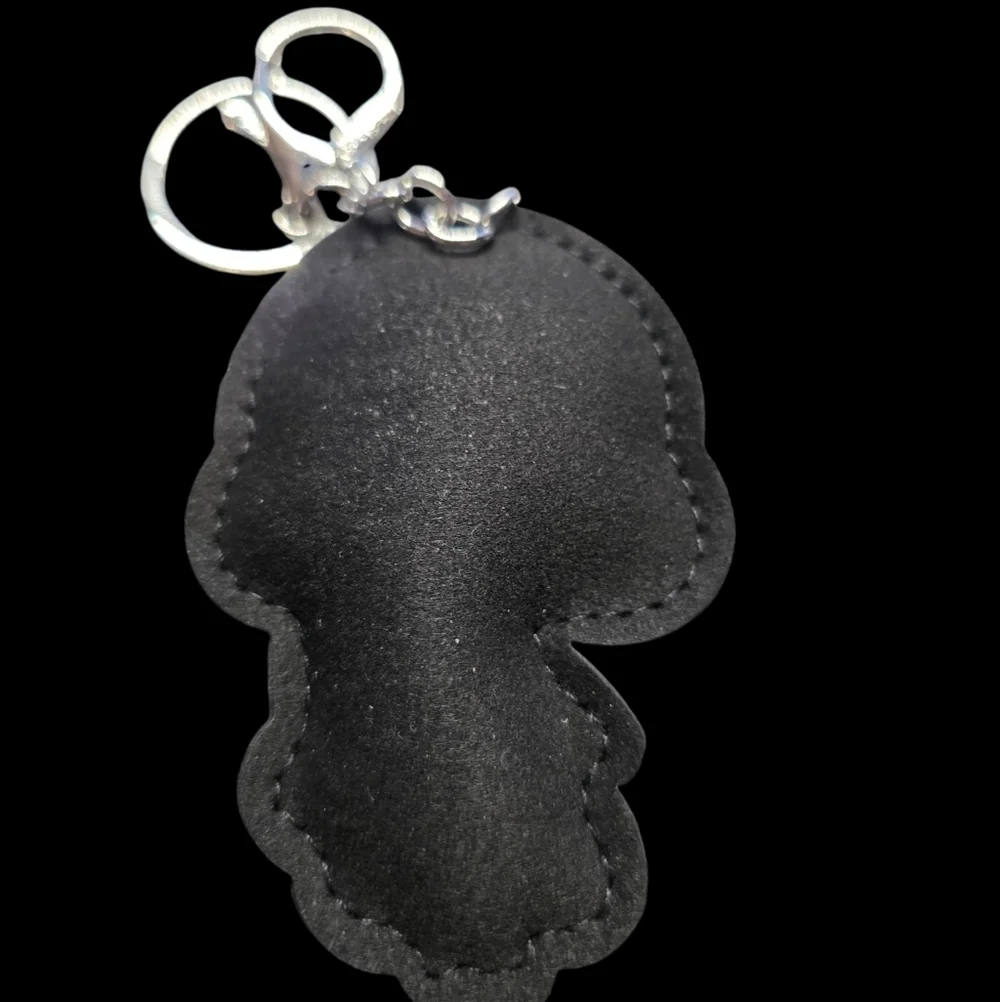 Sparkling Snow White Bag Charm Keychain